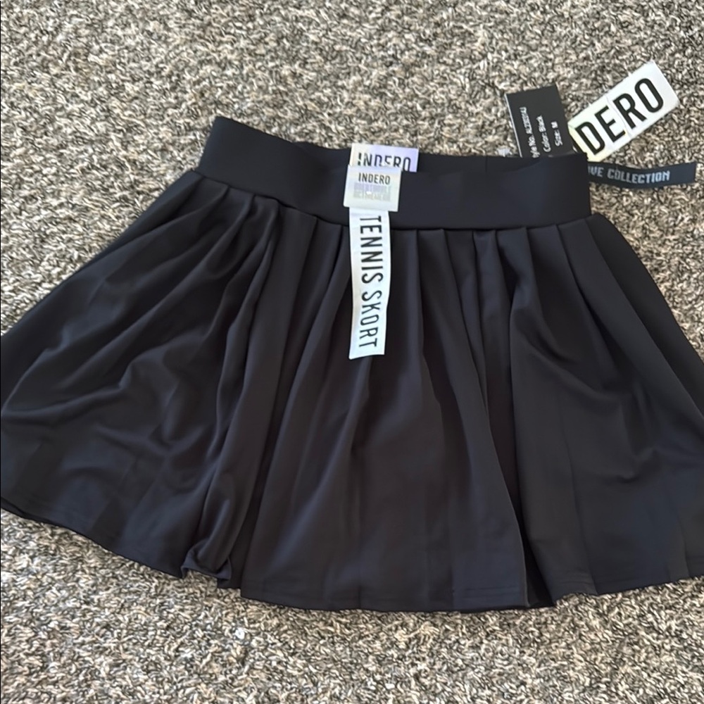 Women's Black Tennis Skirt